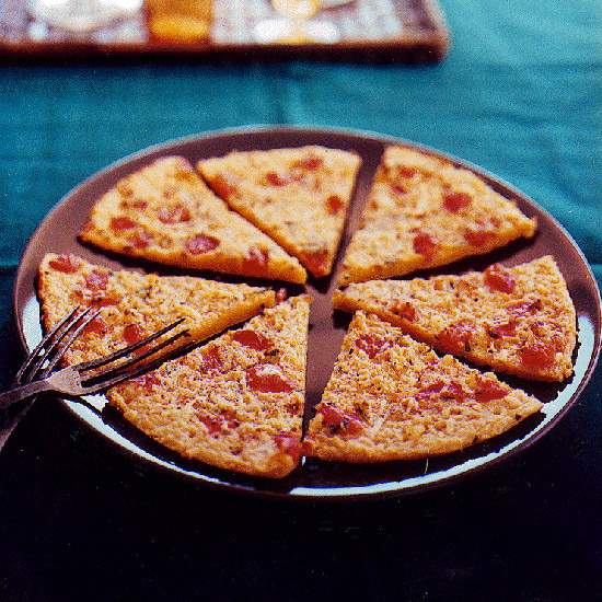 Chickpea Pizza Crust 1