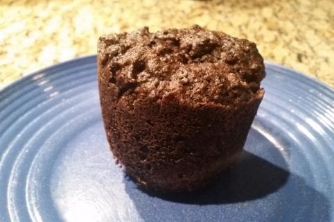 Chocolate Cherry Flax Mug Muffin
