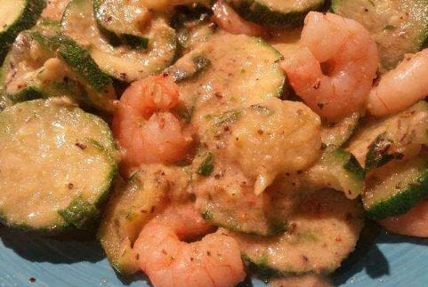 Creamy Tuscan Shrimp Zucchini