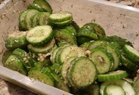 Cucumbers With A Kick