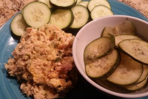 Dill Tuna Salad With Cucumbers
