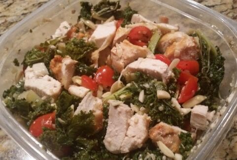 Kale Almond Chicken Salad